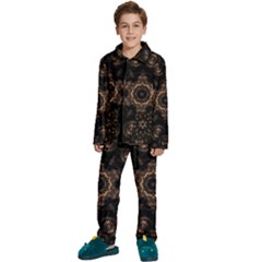 Kids  Long Sleeve Velvet Pajamas Set 