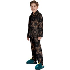 Kids  Long Sleeve Velvet Pajamas Set 