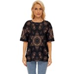 Bronze Age Mandala Oversized Basic T-Shirt