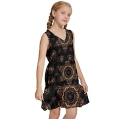 Kids  Sleeveless Tiered Mini Dress 