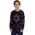 Bronze Age Mandala Kids  Crewneck Sweatshirt