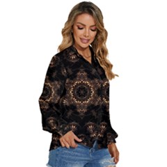 Women s Long Sleeve Button Up Shirt 