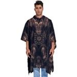 Bronze Age Mandala Men s Hooded Rain Ponchos