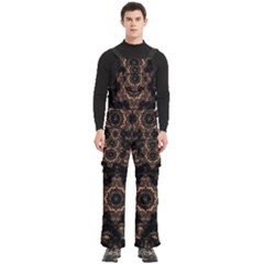 Bronze Age Mandala Men s Side Zip Front Pouch Ski And Snowboard Bib Pants	 from ArtsNow.com