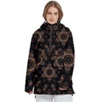 Bronze Age Mandala Women s Pullover Zip Ski and Snowboard Waterproof Breathable Jacket