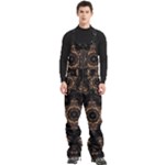 Bronze Age Mandala Men s Front Zip Ski And Snowboard Bib Pants