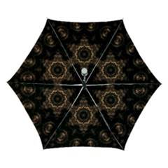 Bronze Age Mandala Automatic Folding Umbrella with Case (Small) from ArtsNow.com