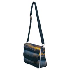 Shoulder Bag with Back Zipper 