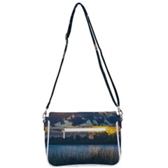 Shoulder Bag with Back Zipper 