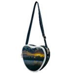 Peaceful Horizons of Uruguay  Heart Shoulder Bag