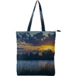 Peaceful Horizons of Uruguay  Double Zip Up Tote Bag