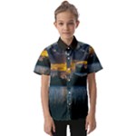 Peaceful Horizons of Uruguay  Kids  Short Sleeve Shirt