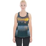 Peaceful Horizons of Uruguay  Piece Up Tank Top