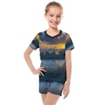 Peaceful Horizons of Uruguay  Kids  Mesh T-Shirt and Shorts Set