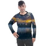 Peaceful Horizons of Uruguay  Men s Pique Long Sleeve T-Shirt