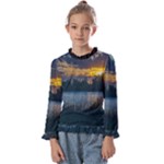 Peaceful Horizons of Uruguay  Kids  Frill Detail T-Shirt