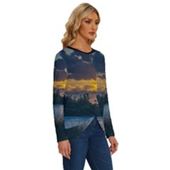 Long Sleeve Crew Neck Pullover Top 