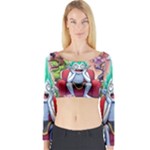 Huiok Long Sleeve Crop Top