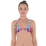 Huiok Halter Neck Bikini Top