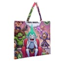 Zipper Large Tote Bag 