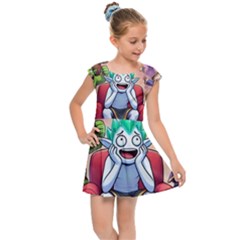 Kids  Cap Sleeve Dress 