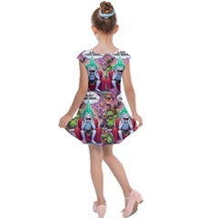 Kids  Cap Sleeve Dress 