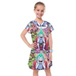 Huiok Kids  Drop Waist Dress