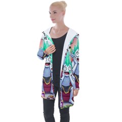 Longline Hooded Cardigan 