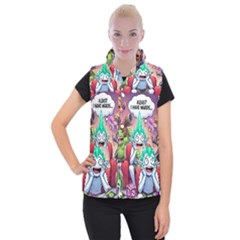 Huiok Women s Button Up Vest from ArtsNow.com