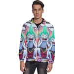 Huiok Men s High Neck Windbreaker