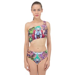 Spliced Up Two Piece Swimsuit 