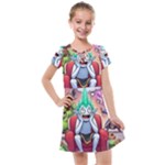 Huiok Kids  Cross Web Dress