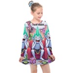 Huiok Kids  Long Sleeve Dress