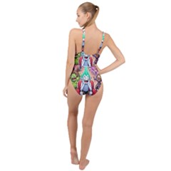 High Neck One Piece Swimsuit 