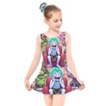 Huiok Kids  Skater Dress Swimsuit