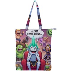 Double Zip Up Tote Bag 