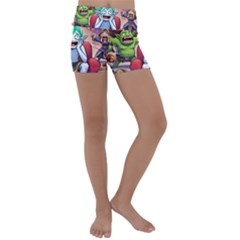 Kids  Lightweight Velour Yoga Shorts 