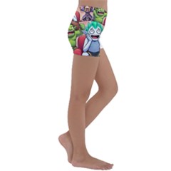 Kids  Lightweight Velour Yoga Shorts 