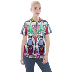 Women s Short Sleeve Pocket Shirt 