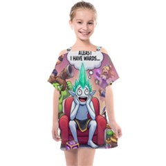 Kids  One Piece Chiffon Dress 