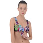 Huiok Front Tie Bikini Top