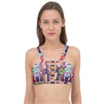 Huiok Cage Up Bikini Top