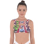 Huiok Bandaged Up Bikini Top