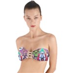 Huiok Twist Bandeau Bikini Top