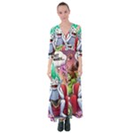 Huiok Button Up Maxi Dress