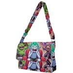 Huiok Full Print Messenger Bag (L)