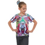 Huiok Kids  Mesh Piece T-Shirt