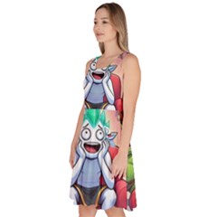 Knee Length Skater Dress With Pockets 