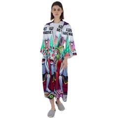 Maxi Satin Kimono 