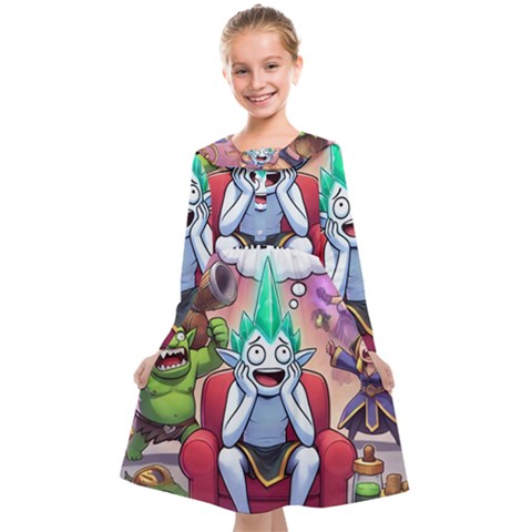 Huiok Kids  Midi Sailor Dress from ArtsNow.com